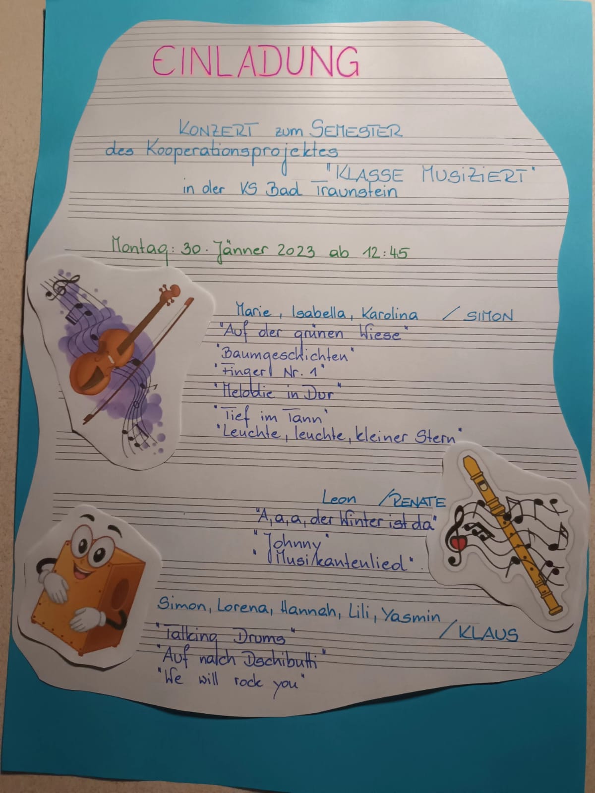 Konzert "Klasse musiziert"